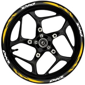 Resim Mixgiftz Dio Beyaz Yazılı Turuncu Reflektif Pençe Şeritli 