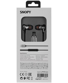 Resim 4 Adet Snopy Sn-bt22 Type C Telefon Uyumlu Siyah Mikrofonlu Kulaklık 