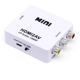 Resim Hdmi To Rca Tos Av Scart Çevirici Gerçek 1080P Hdmı Çıkıştan Tvye 