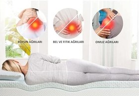 Resim Kozzy Home Ortopedik Uyku Pedi,Yatak Koruyucusu,Boyun,Bel Ve Sırt Ağrıları Için Üretilmiştir. 