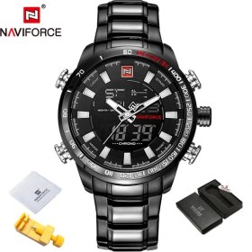 Resim Hanyang Bbw-Box Erkek Saatler Lüks Moda Spor Izle Navıforce Marka Erkekler Kuvars Analog Dijital Saat Erkek Su Geçirmez Paslanmaz Çelik Saatler (Yurt Dışından) 