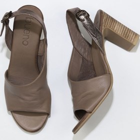 Resim BUENO Shoes Gri Deri Kadın Topuklu Sandalet 01wn4304 