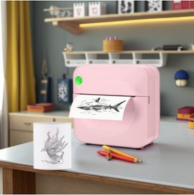 Resim 4 Berry C17 Taşınabilir Ve Kablosuz Mini Yazıcı - Pembe 