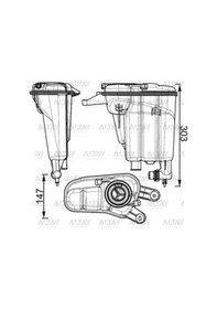 Resim 8k0121403ac Yedek Su Deposu A4 / A5 08-18 