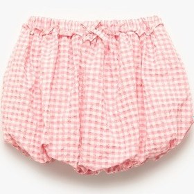 Resim Koton Fiyonk Detaylı Beli Lastikli Pötikareli Balon Etek Pembe Ekose 5skg70108aw Pembe Ekoseli 