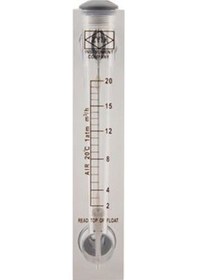 Resim S-Meter Slzm-15z/ 0.25-2.5 M³/h Akrilik Rotametre Hava 