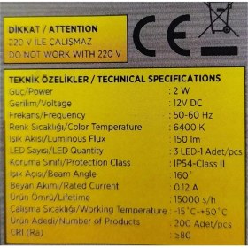 Resim ekim aydınlatma CT-4592 Modül LED Beyaz Işık 20 Adet 