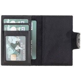 Resim Mondello Magic Deri Kartlık Rst1 Siyah 