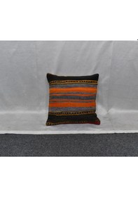 Resim Zehra Abla Halı Yeni El Dokuma Dekoratif Kilim Kırlent Yastık Kılıfı 6459 Çok Renkli 