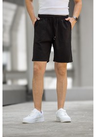 Resim Kite Regular Fit Cepli Kapri Şort - Siyah Siyah 