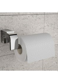 Resim Ahlez Premium Ikili Bornoz Askılık Kapaksız Kağıtlık Banyo Seti Krom 