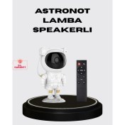 Resim Mabelme Store 8 Efektli Astronot Galaxy Projektör Uzaktan Kumandalı LED Gece Lambası 