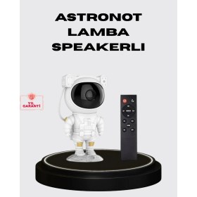 Resim Mabelme Store 8 Efektli Astronot Galaxy Projektör Uzaktan Kumandalı LED Gece Lambası 