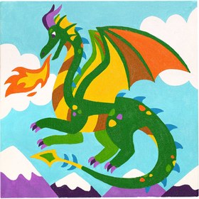 Resim Ooly Colorific Canvas Sayılarla Boyama - Fantastic Dragon 