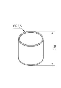 Resim Soho Kapaksız Çöp Kovası Mat 12 Litre 304 Kalite Paslanmaz Çelik Krom 