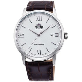 Resim Orient Symphony Ra-ac0f12s30b Otomatik Deri Siyah Gri Kadran Safir Cam 42 Mm Erkek Kol Saati Gri 