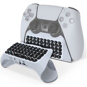 Resim Ps5 Dualsense Wireless Controller Ps5 Oyun Kolu Uyumlu Bluetooth Kablosuz Mini Klavye 