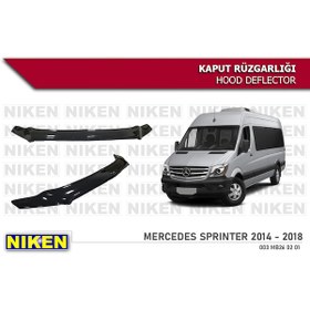 Resim Mercedes Sprinter Kaput Rüzgarlığı Koruyucu 2014 - 2018 