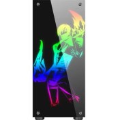 Resim Razador Rc-07 Pulsar 3X12CM Rgb Fan Tempered Camlı USB 3.0 Kasa 