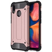 Resim Samsung Galaxy A20 Kılıf Rugged Armor Rose Gold Microsonic