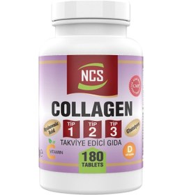 Resim Ncs 180 Tablet Kollajen 1000 MG Collagen Tip 1-2-3 Glutatyon Dvit 