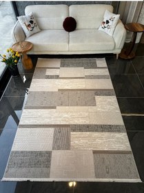 Resim Still Halı Salon, Oturma, Yatak Odası Halısı Desen Kodu 77230-095 Bej 