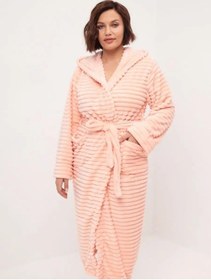 Resim Vıta Kompani Banyo İçin Kapüşonlu Ev Tipi Havlu Bornoz 121043735 Açık Pembe 