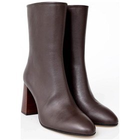 Resim Kahverengi Topuklu Bot 24454 Kahverengi 