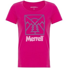 Resim Merrell Scene F Tee Kadın T-shırt Pembe Pembe 