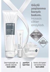 Resim Avon Anew Sensitive Hassas Ciltlere Özel İkili Kolajen Göz Kremi 
