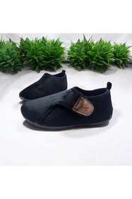 Resim Gezer Kız Erkek Çocuk Cırtlı Ev Okul Kreş Polar Panduf Ayakkabı 