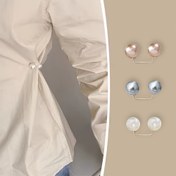 Resim 6 adet/12 adet Basit ve Çok Yönlü Ayarlanabilir Klips, Başörtüsü Tokası, No Nail Bel Fixing Klips, Görünmez Anti-Sızıntı Klips, Çok Fonksiyonlu Şal ve Başörtüsü Sıkma Sanatı, Manşetler, Yaka, Pantolon ve Pantolon Bacakları Sıkma İçin Kullanılır, Kumaş Sıkıcı|Çok Yönlü Dikiş Aracı|Metal Bağlayıcı Klips 