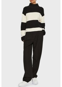 Resim Calvin Klein Bayan Kazak J20j224227 Ybı Siyah-beyaz Siyah-beyaz Siyah - Beyaz 