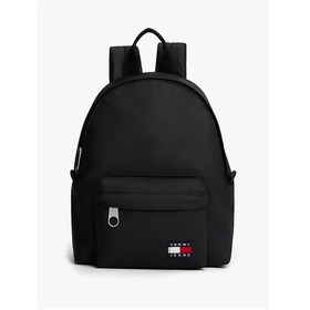 Resim Tommy Hilfiger Kadın Ön Cepli Sırt Çantası - Siyah Triple Black 