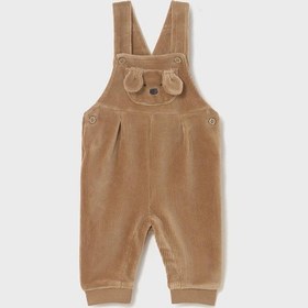 Resim Mayoral Newborn Erkek Bebek Kadife Tulum Bej Bej 