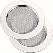 Resim 2 adet Paslanmaz Çelik Mutfak Lavabo Filtreleri, Standart Mutfak Lavaboları için Manyetik Bağlantı ile 4.5 İnç Çaplı Geniş Kenarli Drenaj Süzgeçleri, Paslanmaz ve Temizlemesi Kolay, Mutfak Lavabo Aksesuarları 