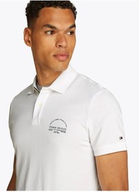 Resim Tommy Hilfiger Tommy Hılfıger Erkek T-shırt Mw0mw38486-ybr Beyaz 