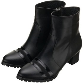 Resim 40-41-42-43-44 Numara Zx3013 Büyük Numara Kadın Bot Rahat Geniş Kalıp Yeni Sezon Siyah 