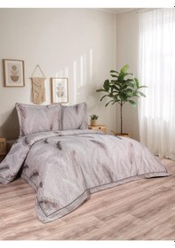 Resim Elsa 3 Parça Kahverengi Pike Takımı 240 X 260 Cm Kahverengi 