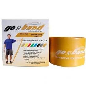 Resim Cando Go-band Direnç Egzersiz Bandı Altın Xxx-heavy 45.7 Mt -10-6427 Altın 