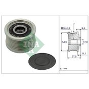 Resim Ina 535023510 - Alternatör Rulmanı Fıat Ducato 2.3d 15 