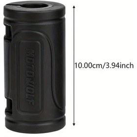 Resim Honeybeeshop Y07 1 Cift 25mm Siyah Motosiklet Tup Cubugu Anti Dusme Anti Carpisma Koruyucu Kauçuk Harley Honda Yamaha 