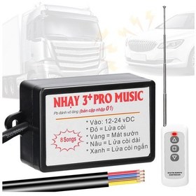 Resim Yunboo Araba Klakson Kontrol Cihazı 8 Ses Efekti İle Uzaktan Kumanda 12-24v Ses Ayarı Fonksiyonu 