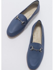 Resim Luvishoes F03 Lacivert Cilt Kadın Babet Lacivert 