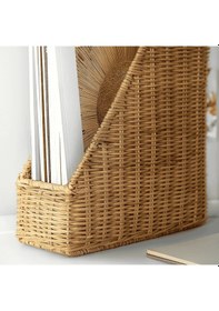 Resim Rattan Dosyalık Naturel Meridyendukkan Dosyalama Düzenleyici Ev-ofis 25x30x10 Cm 