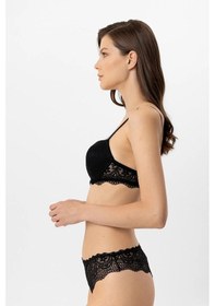 Resim Pierre Cardin Lingerie Push Up Regular Sütyen Siyah 