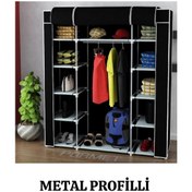 Resim beyazpazar BEZ DOLAP METAL PROFİLLİ ÇYR SİYAH RENK 