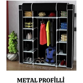 Resim beyazpazar BEZ DOLAP METAL PROFİLLİ ÇYR SİYAH RENK 