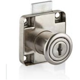 Resim Canex Kare Çekmece Kilidi Nikel-katlanır Anahtar 01.138.022 Mobilya 