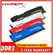 Resim Hyperx Fury Ddr3 8gb 1600mhz 1866mhz 240-pin 1.5v Dram Dımm Pc3-14900 Pc3-12800 8g 1600 Red 1pcs Diğer 